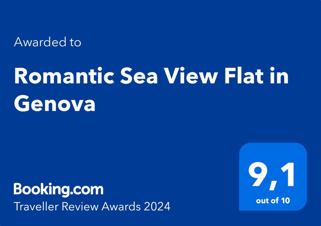 Romantic Sea View Flat In Genova Exterior foto